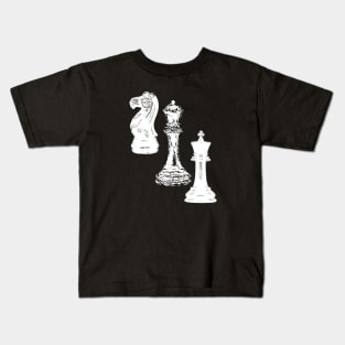 Chess pieces design Kids T-Shirt